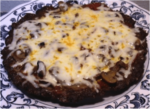Crustless no-carb pizza!