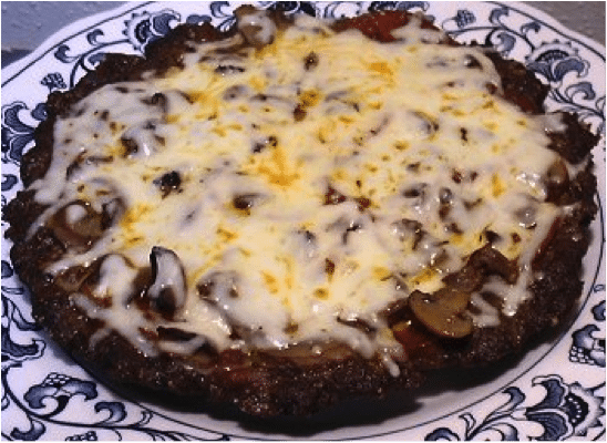 Crustless no-carb pizza!