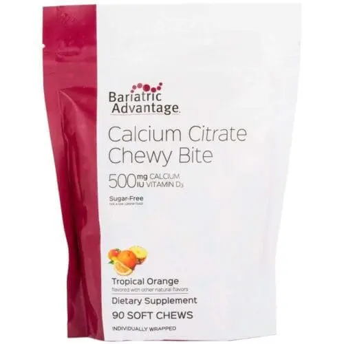 Calcium Citrate Chewy 500mg - Tropical Orange - 90 ct