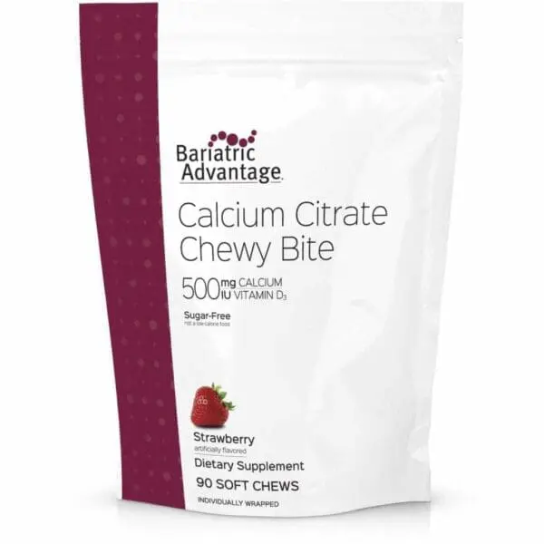 Calcium Citrate Chewy 500mg - Strawberry - 90 ct