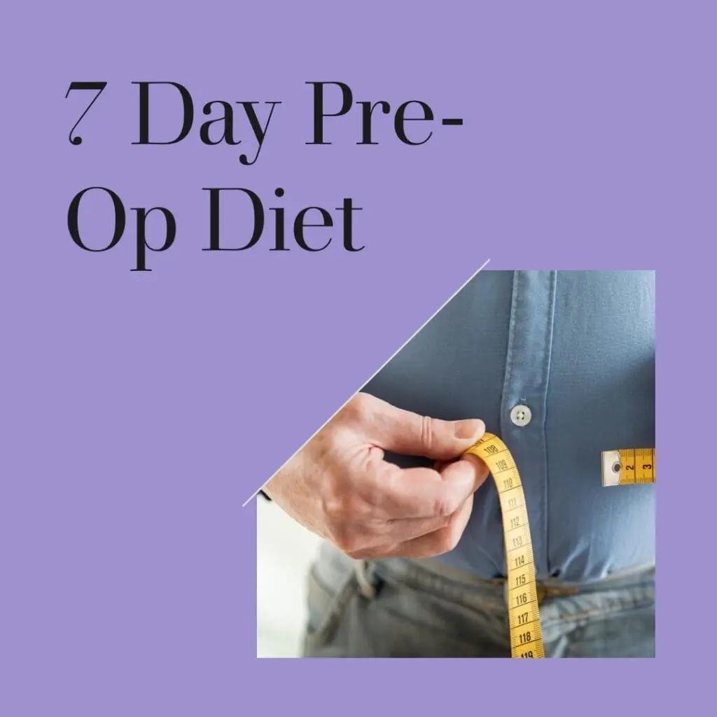 Pre-op Diet: 35.0-39.99 BMI/7 Day