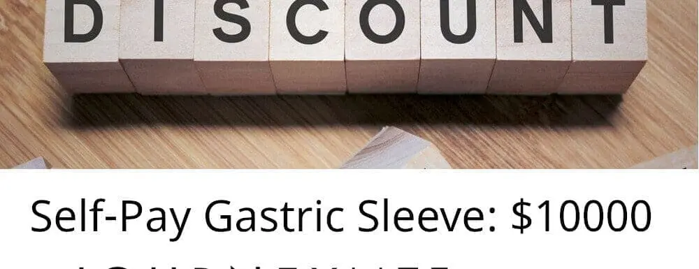 discount on self pay gastric sleeve