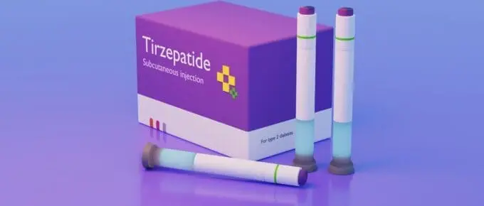 tirzepatide 3d rendering