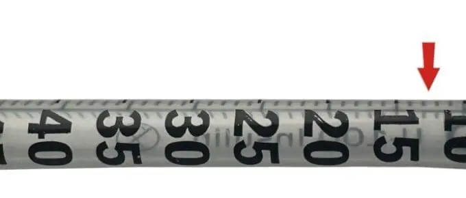 12.5 units on a 50 unit syringe