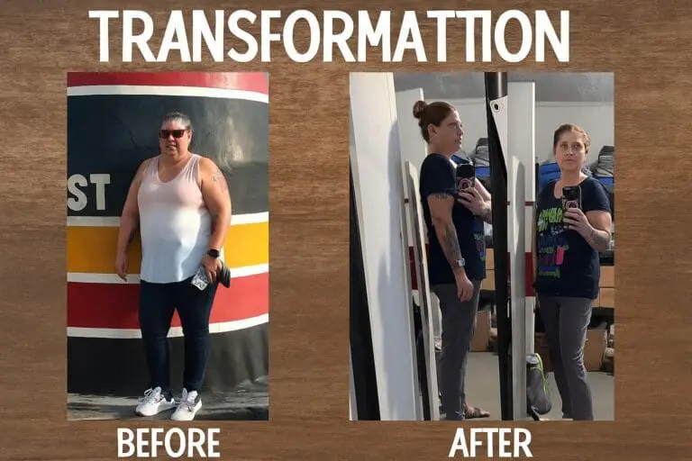 Krystal before and after gastric sleeve surgery
