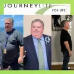 Michael’s gastric sleeve transformation at JourneyLite—progress photos from before surgery to 100+ pounds lost with Dr. James Augusta.