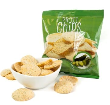 Dill Pickle Protein Chips