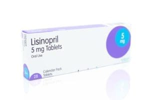 box of lisinopril