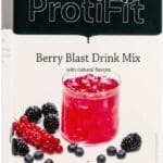 high protein drink mix by proti berry blast flavor