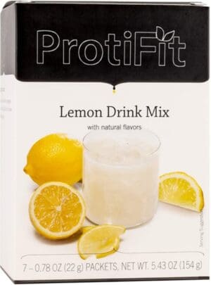 high protein lemon drink mix by proti
