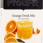 high protein orange flavored drink mix by proti