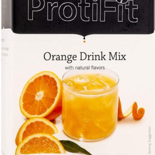 high protein orange flavored drink mix by proti