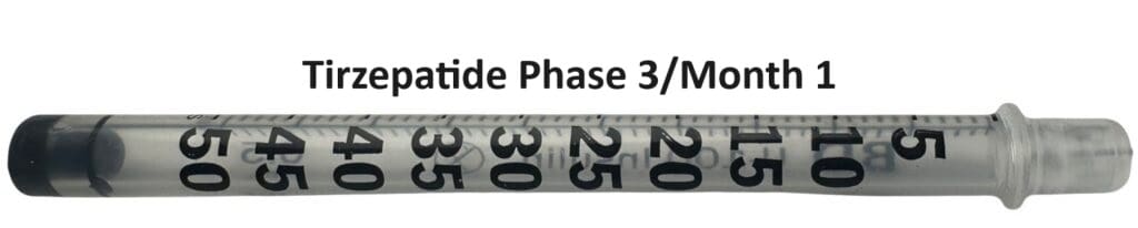 Compounded Tirzepatide Injection Instructions-Phase 3/Month 1