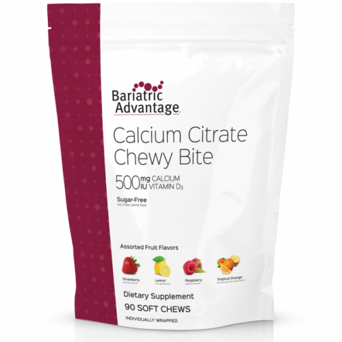 bariatric advantage calcium citrate chewy bites-assorted flavors
