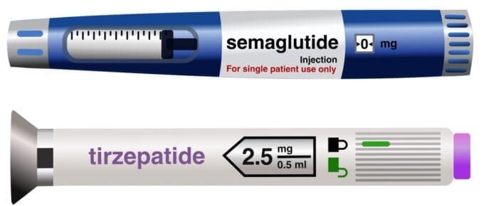 semaglutide and tirzepatide