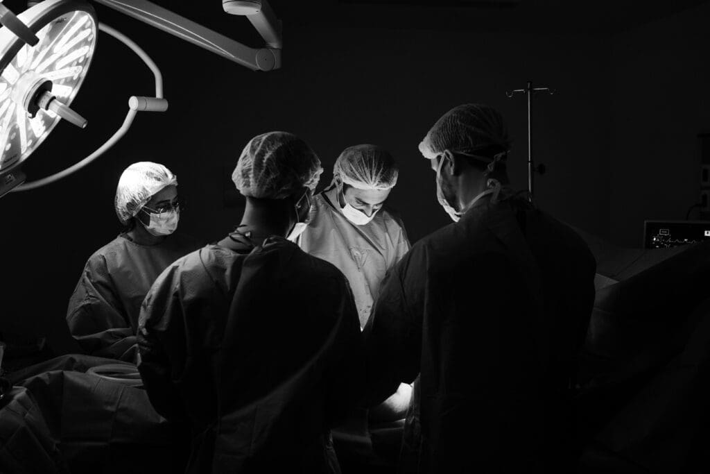 surgeons in the operating room