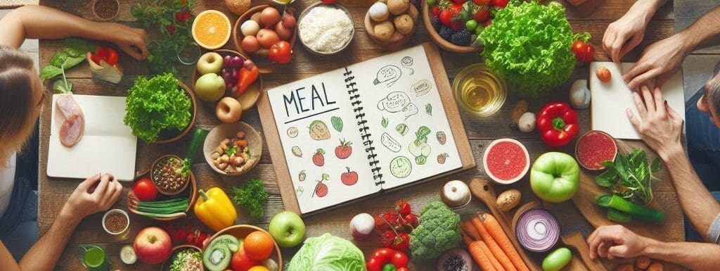 picture of people meal planning