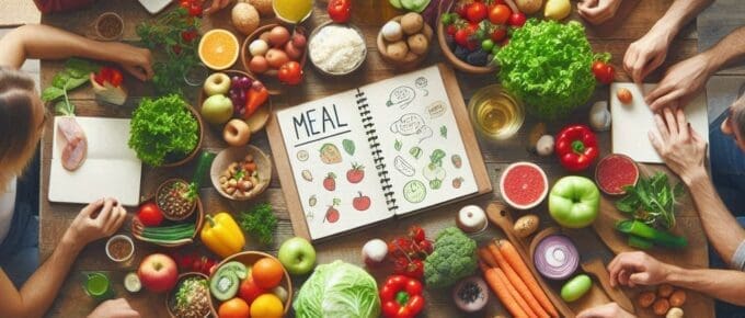 picture of people meal planning