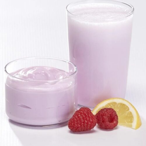 Lemon Raspberry Shake or Pudding
