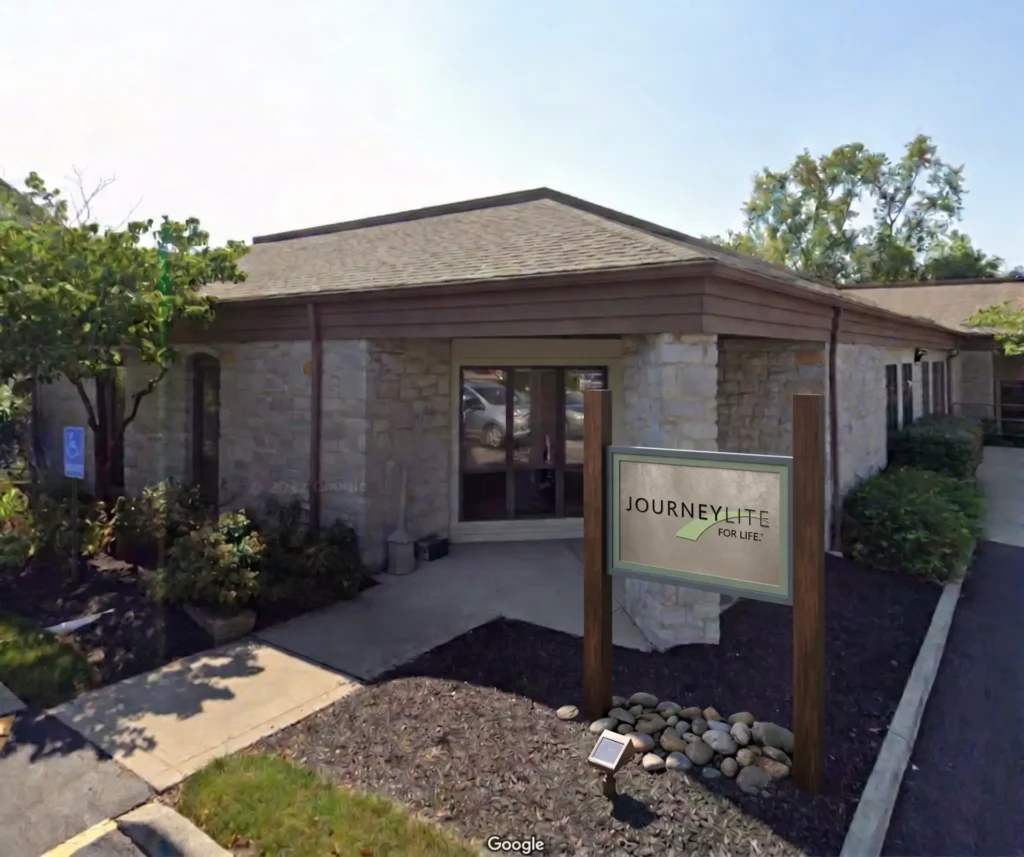 JourneyLite Columbus office entrance and sign at 2041 Stringtown Road in Grove City, Ohio