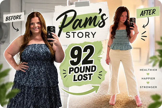 Pam before and after gastric sleeve surgery